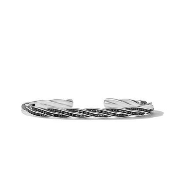 David Yurman Bracelets in Silver containing Black diamond B25565MSSABDM