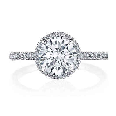 csv_image Tacori Engagement Ring in White Gold containing Diamond 2677 RD 8 W