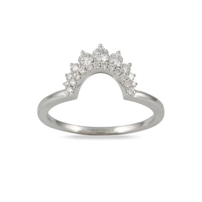 csv_image Little Bird Wedding Ring in White Gold containing Diamond LBB673-W