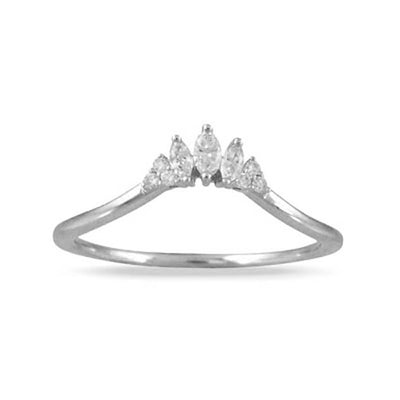 csv_image Little Bird Wedding Ring in White Gold containing Diamond LBB543-W