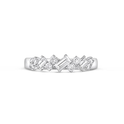 csv_image Wedding Bands Ring in White Gold containing Diamond 429288