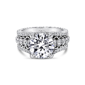 Jack Kelege Engagement Rings in Platinum/Palladium containing Diamond KPR824