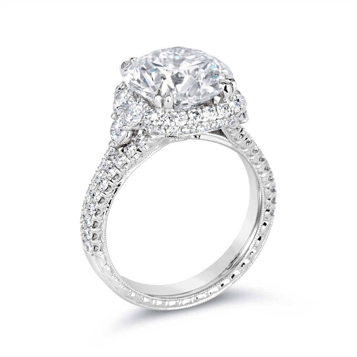 Jack Kelege Engagement Rings in Platinum/Palladium containing Diamond KPR742L