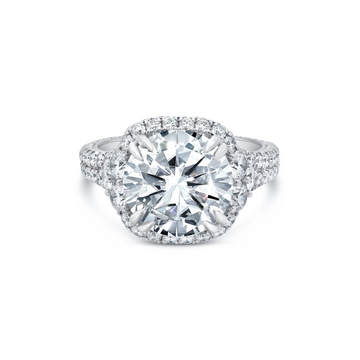 Jack Kelege Engagement Rings in Platinum/Palladium containing Diamond KPR742L