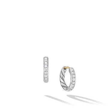 David Yurman Earrings in Silver containing Diamond E17357DSSADI