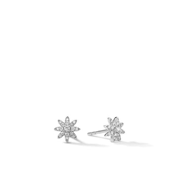 David Yurman Earrings in White Gold containing Diamond E16431D8WADI