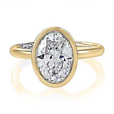 csv_image A. Jaffe Engagement Ring in Yellow Gold containing Diamond MECOV3006L/200-14Y