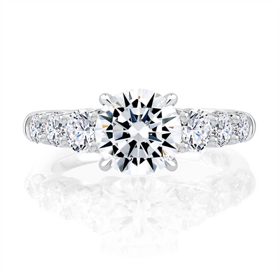 csv_image A. Jaffe Engagement Ring in White Gold containing Diamond MECRD2928L/400-W