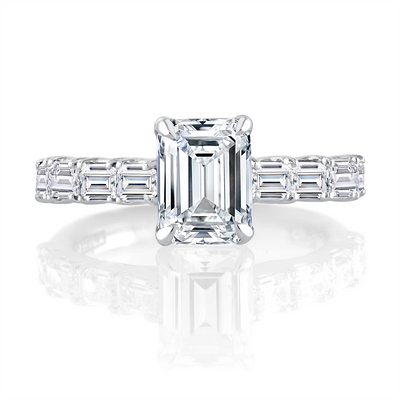 csv_image A. Jaffe Engagement Ring in White Gold containing Diamond MECEC2822/370-W
