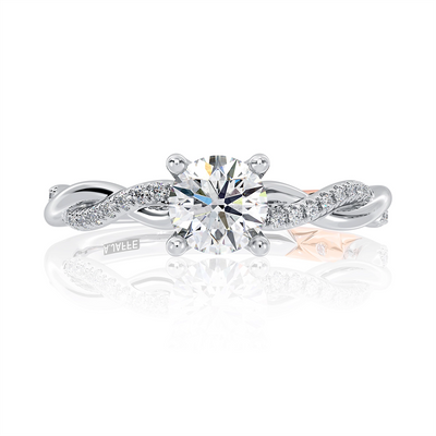 csv_image A. Jaffe Engagement Ring in White Gold containing Diamond MECRD2544/160-W