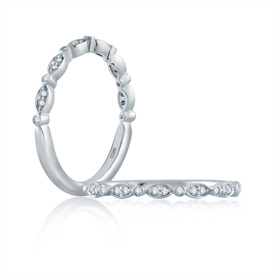 csv_image A. Jaffe Wedding Ring in White Gold containing Diamond WR1055/10-W