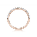 A. Jaffe Wedding Rings in Rose Gold containing Diamond WRC1373H/43-R