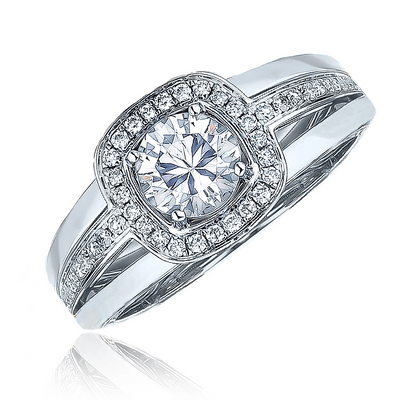 csv_image Frederic Sage Engagement Ring in White Gold containing Diamond RM103-15-4W