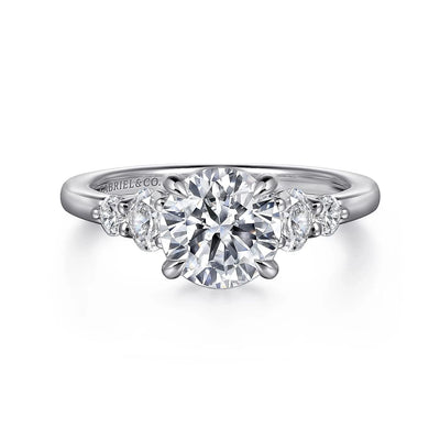 csv_image Gabriel & Co Engagement Ring in White Gold containing Diamond ER16192R6W44JJ