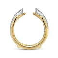 Gabriel & Co Wedding Rings in Mixed Metals containing Diamond AN12545S-M44JJ