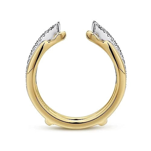 Gabriel & Co Wedding Rings in Mixed Metals containing Diamond AN12545S-M44JJ