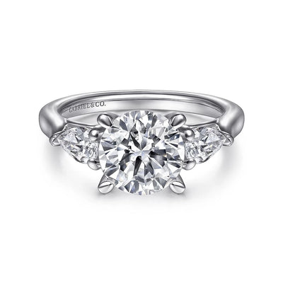 csv_image Gabriel & Co Engagement Ring in White Gold containing Diamond ER14794R8W44JJ