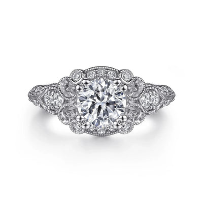csv_image Gabriel & Co Engagement Ring in White Gold containing Diamond ER11865R8W44JJ
