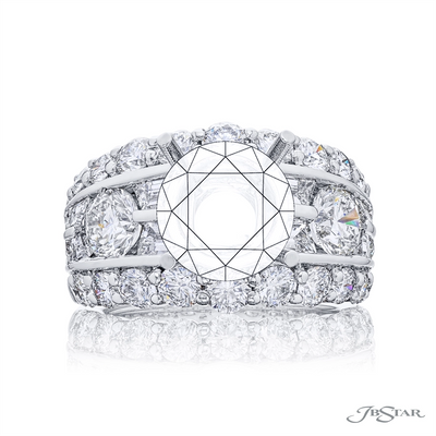 csv_image JB Star Engagement Ring in Platinum/Palladium containing Diamond 7317/007