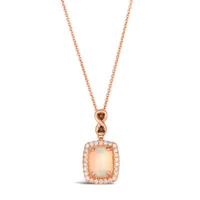 csv_image Le Vian Necklace in Rose Gold containing Opal, Multi-gemstone, Diamond BVRF-5