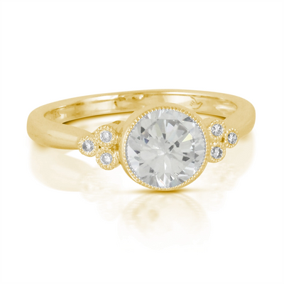 csv_image Little Bird Engagement Ring in Yellow Gold containing Diamond LB213