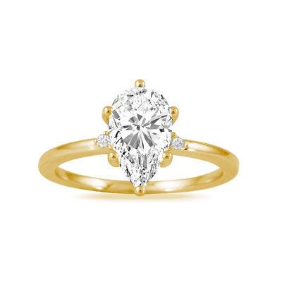 csv_image Little Bird Engagement Ring in Yellow Gold containing Diamond LB673