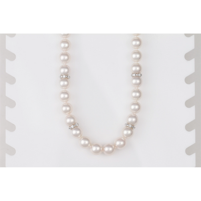 csv_image Mikimoto Necklace in White Gold containing Multi-gemstone, Diamond, Pearl MZP10242ADXWP80