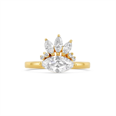 csv_image Little Bird Engagement Ring in Yellow Gold containing Diamond LB434