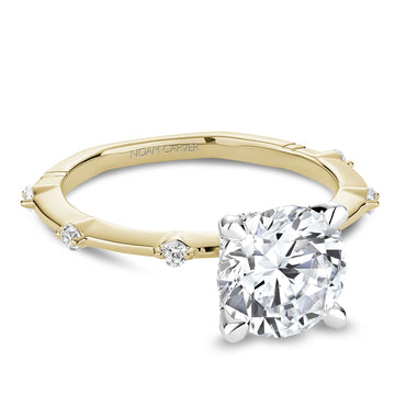 Noam Carver Engagement Rings in Mixed Metals containing Diamond A088-01YWM-FCYA
