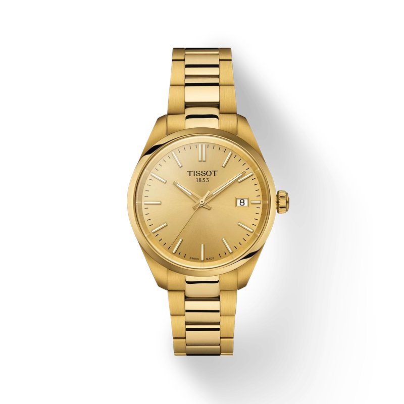 Tissot watch in Yellow Gold T1502103302100