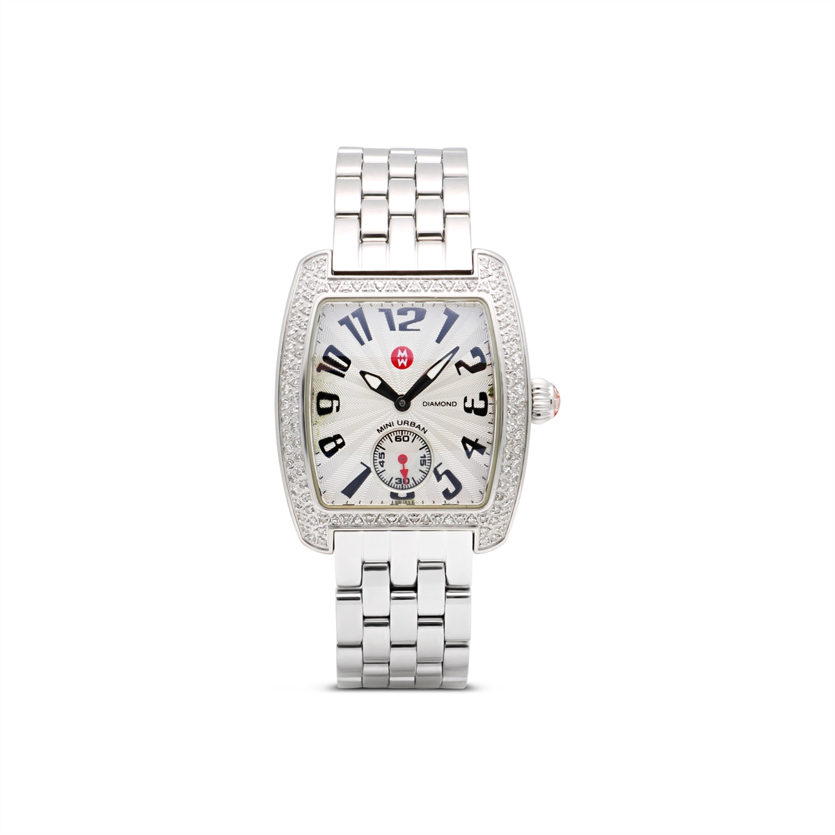 Michele Mini Urban Diamond Watch 29 x 35mm Quartz (Preowned  display picture 1