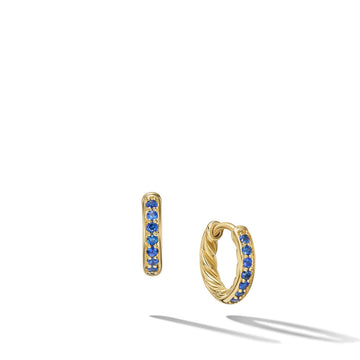 David Yurman Earrings in Yellow Gold containing Sapphire E1825288ABS