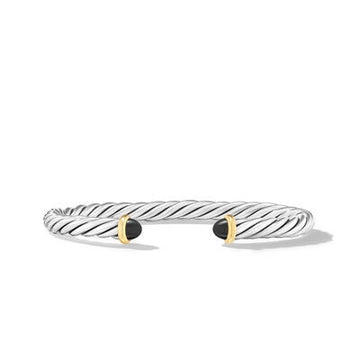 David Yurman Bracelets in Mixed Metals containing Black onyx B35127MS4BBOM