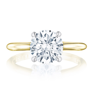 Tacori Engagement Rings in Platinum/Palladium containing Diamond HT 2580 RD 8.5 YPT