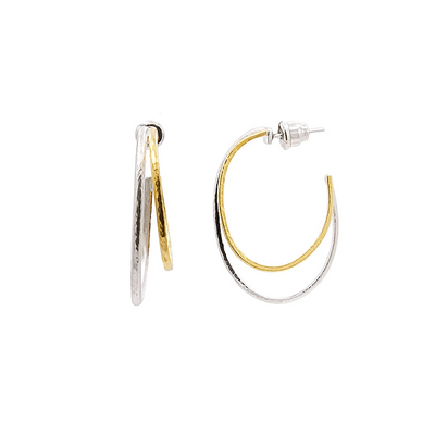 csv_image Gurhan Earring in Mixed Metals SE-OVHP-DB-30-1G1SL