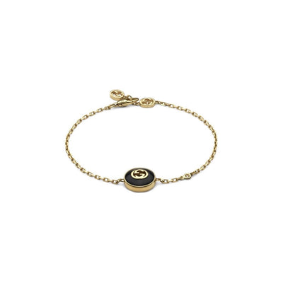 csv_image Gucci Bracelet in Yellow Gold containing Black onyx, Multi-gemstone, Diamond YBA786556001017