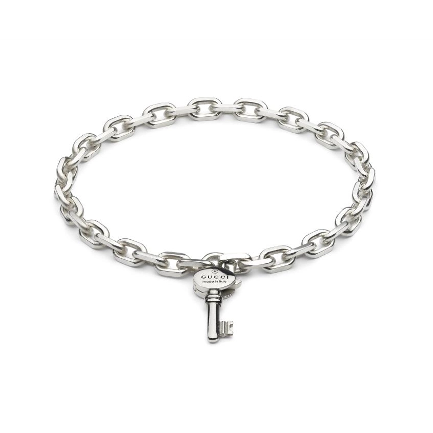 Gucci Sterling Silver Trademark Bracelet – Meierotto Jewelers display picture 1