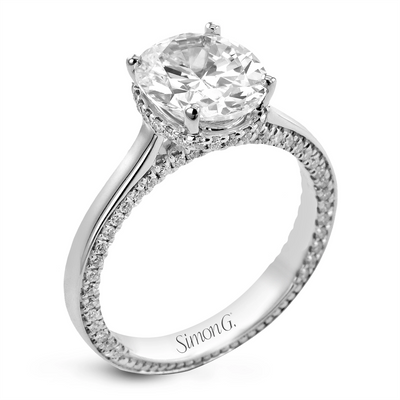 csv_image Simon G Engagement Ring in White Gold containing Diamond LR3261