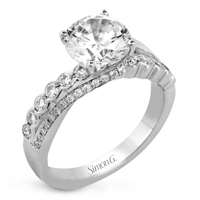 csv_image Simon G Engagement Ring in White Gold containing Diamond LR3372