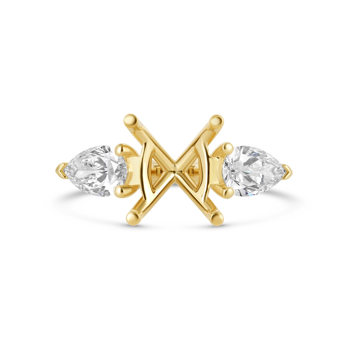 Fana Engagement Rings in Yellow Gold 40620-14KY-CUSTOM