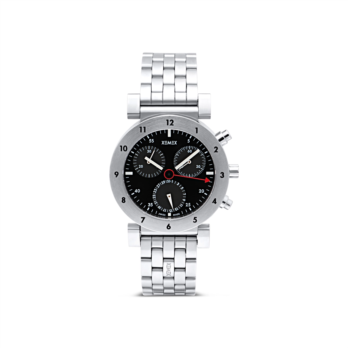 Xemex Offroad Watch Steel Black Dial Chronograph 33mm Quartz Xemex Offroad Watch Steel Black Dial Chronograph 33mm Quartz