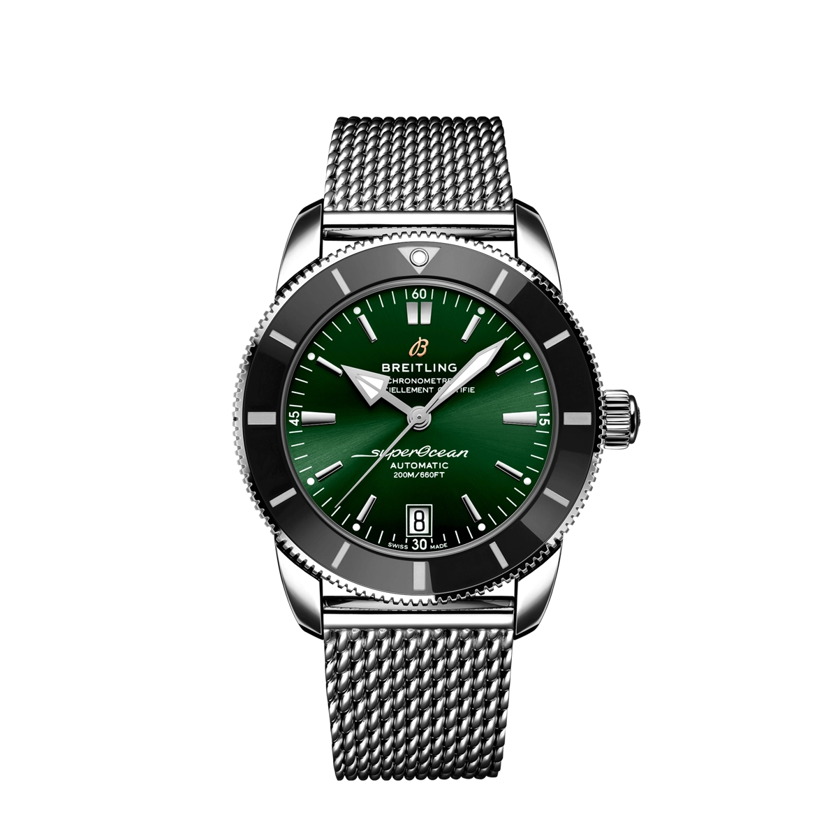 Breitling Superocean Heritage Stainless Steel Green Dial 42mm Breitling Superocean Heritage Stainless Steel Green Dial 42mm