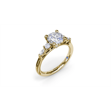 Fana Engagement Rings in Yellow Gold containing Diamond S4307/YG-1.5CT-RD