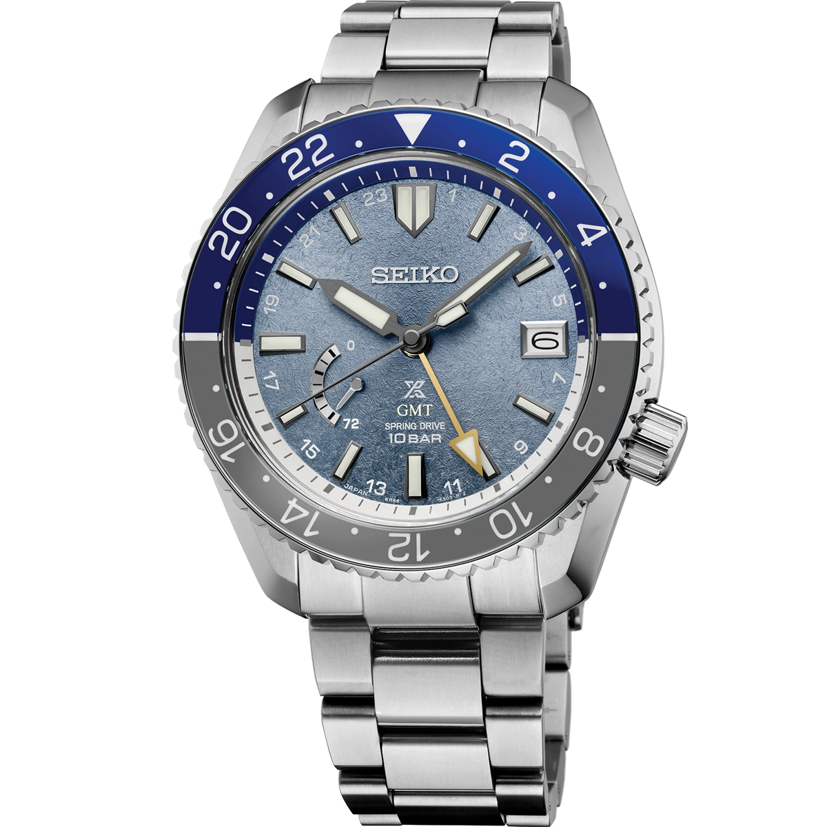 Seiko Prospex Luxe GMT Spring Drive Light Blue Dial – Meierotto