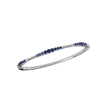 Bracelets Bracelets in White Gold containing Multi-gemstone, Diamond, Sapphire 130901-DSW