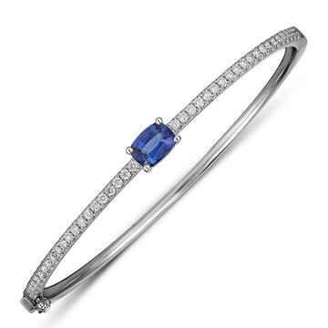 Bracelets Bracelets in White Gold containing Multi-gemstone, Diamond, Sapphire 444340