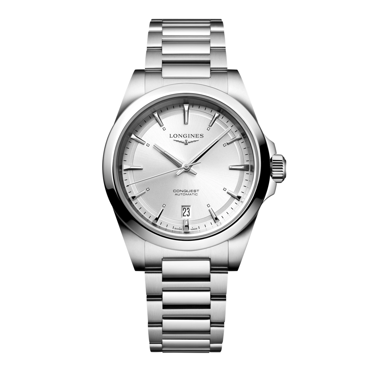 Longines Conquest 38mm Silver Dial – Meierotto Jewelers