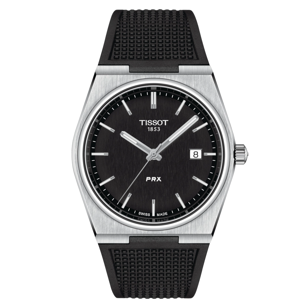 TISSOT ティソ　PRX クオーツ　４０ミリ　黒 Tissot PRX 40mm Black Dial – Meierotto Jewelers