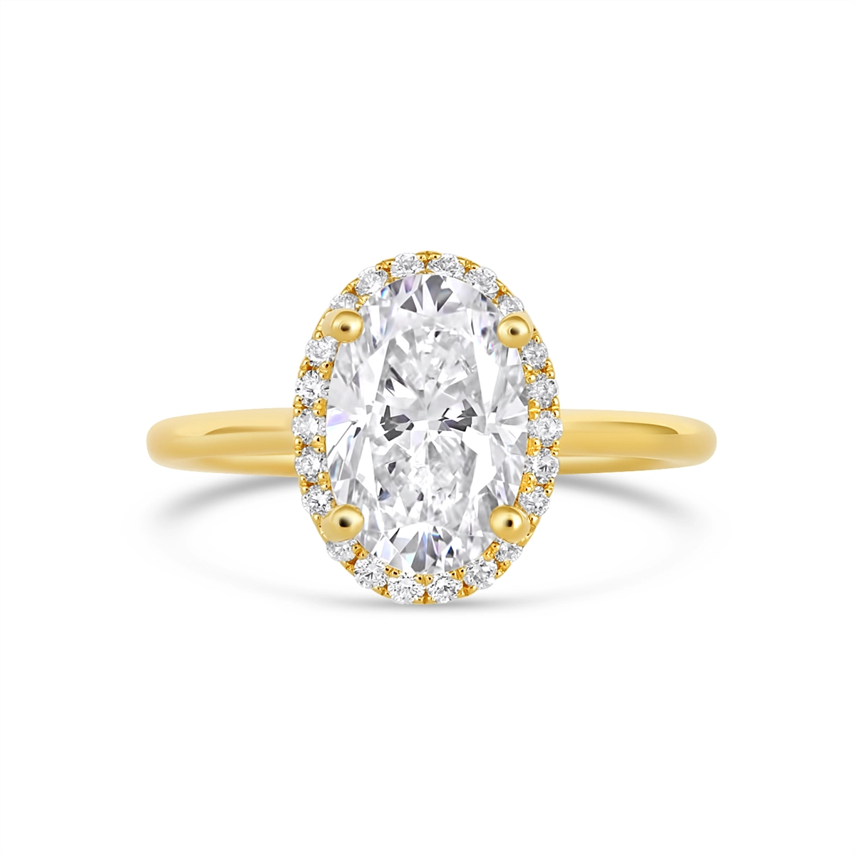 Fana Engagement Rings in Yellow Gold containing Diamond S3044/YG-2.0CT-OV
