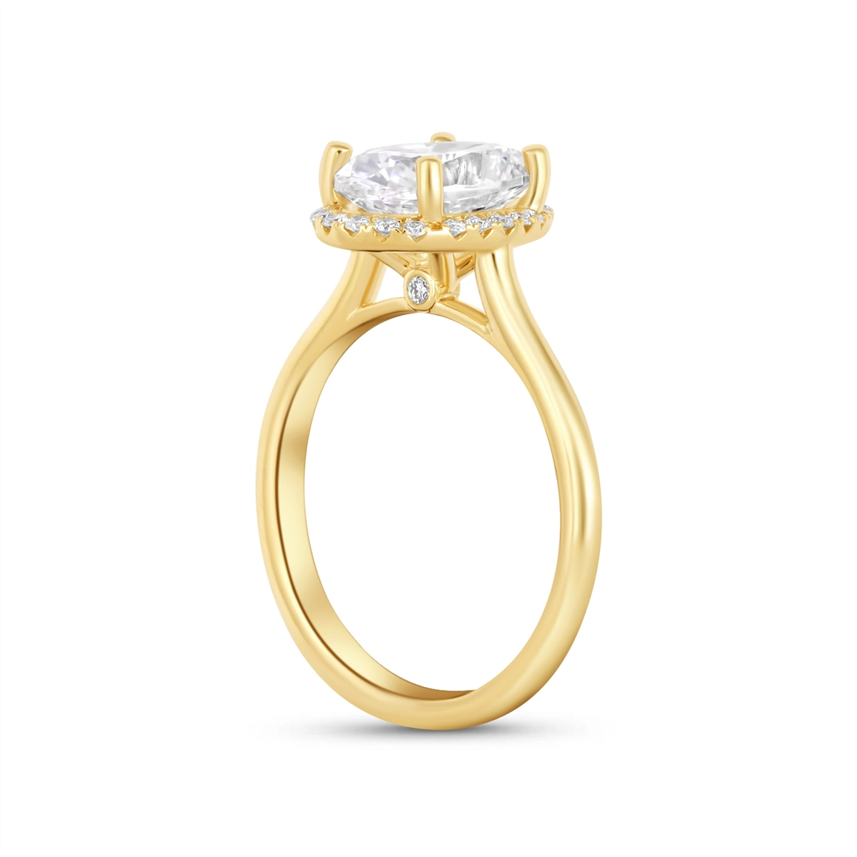 Fana Engagement Rings in Yellow Gold containing Diamond S3044/YG-2.0CT-OV
